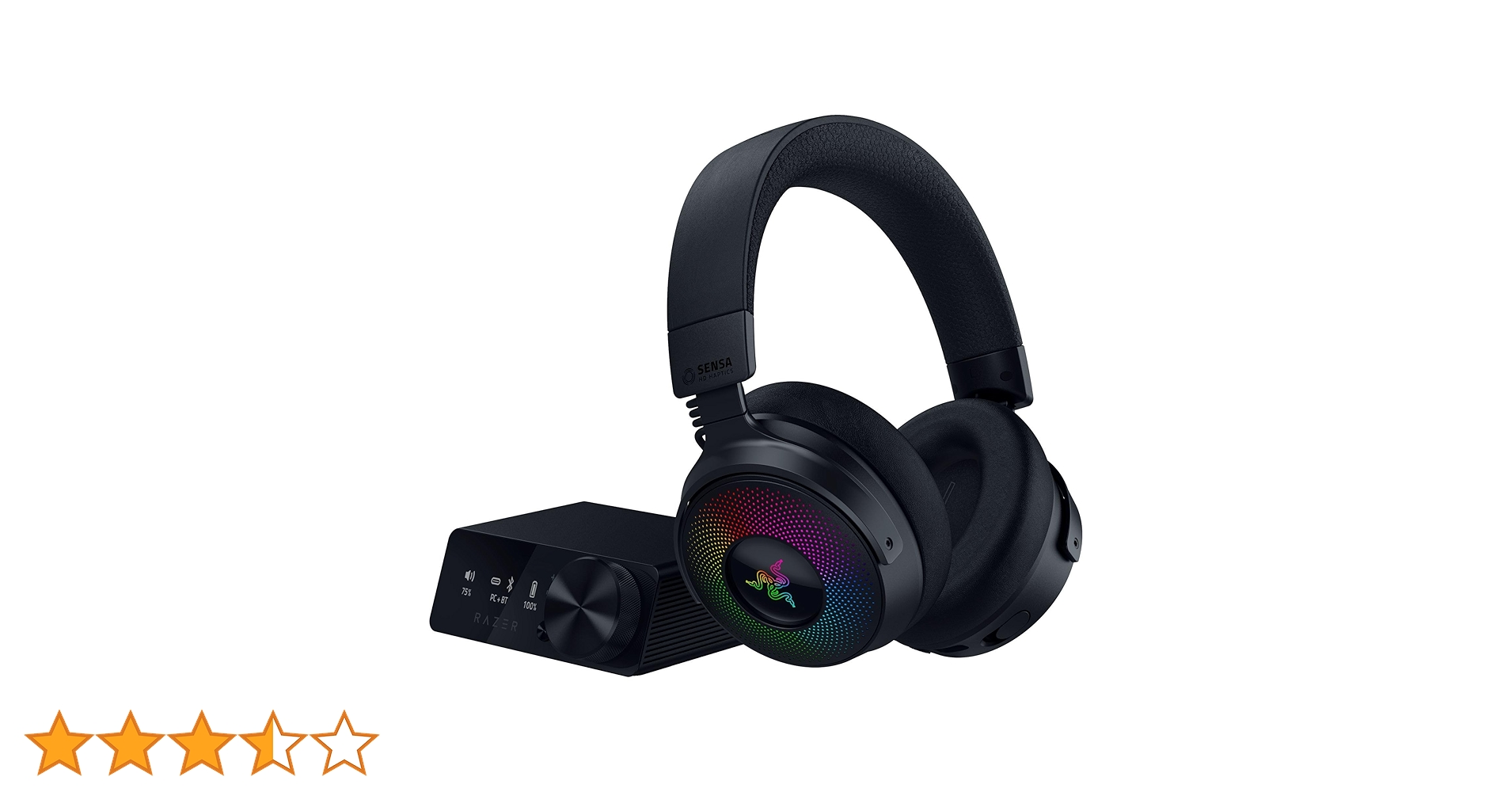 Razer Kraken V4 Pro Wireless Gaming Headset: OLED Control Hub - HD